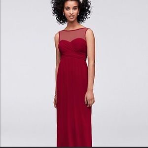 Bridesmaid David bridal dress